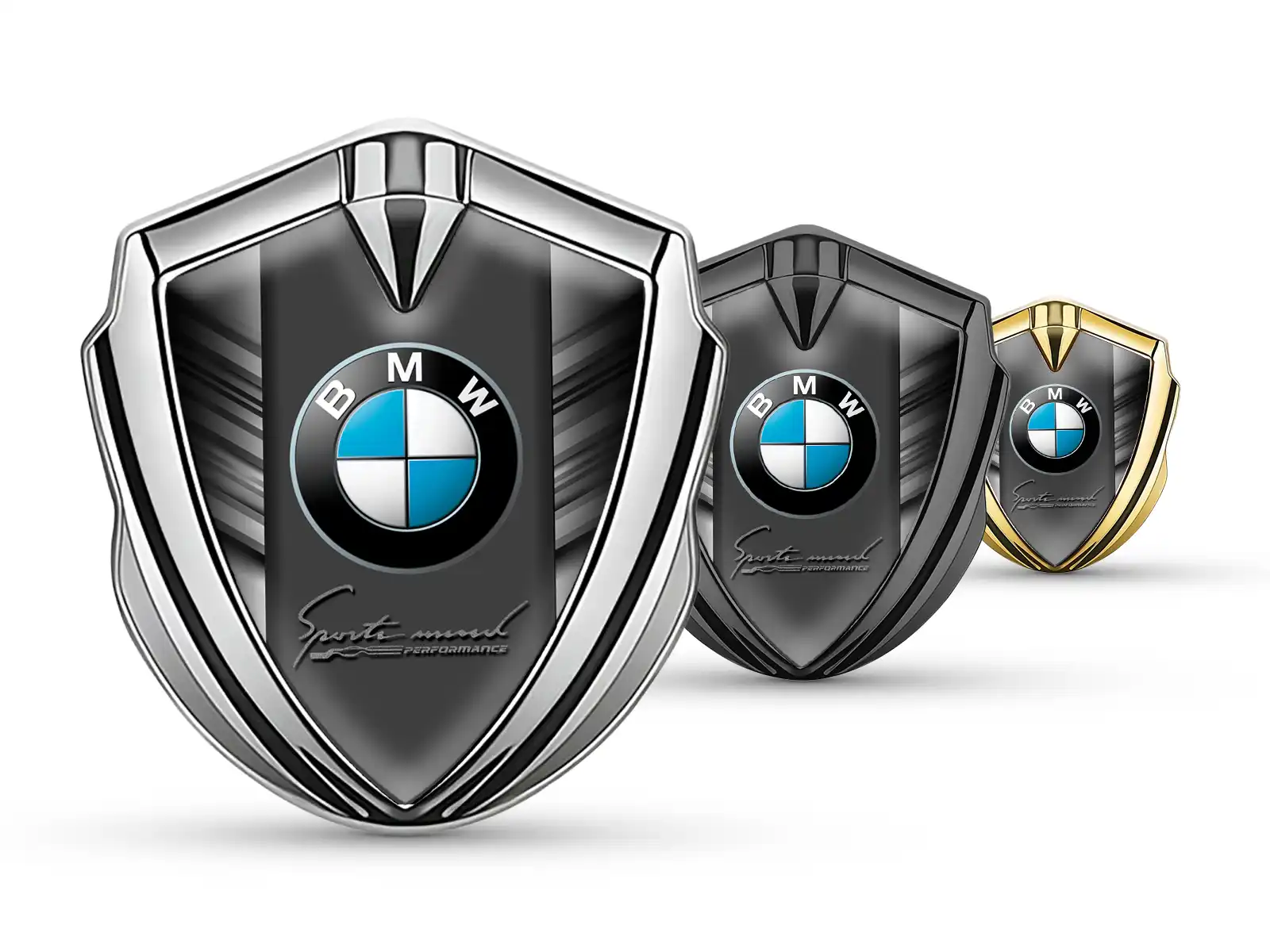 BMW Badge Autoadesivo Stile Minimal Look High-End